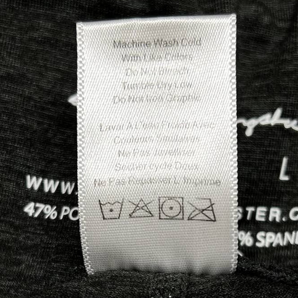 Spiritual Gangster Gray White Athletic Stripe Practice Leggings Size Small - Picture 10 of 11